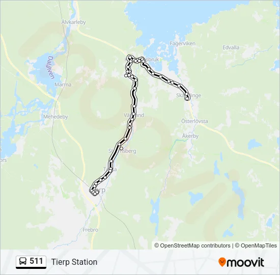 511  Line Map