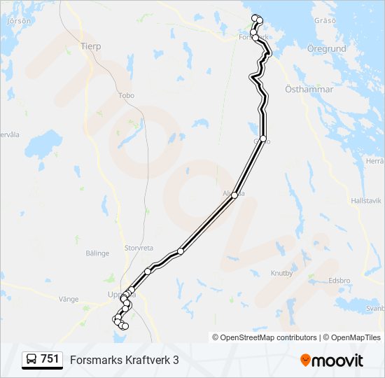 751  Line Map