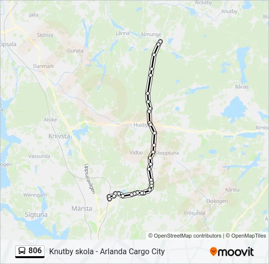 806  Line Map
