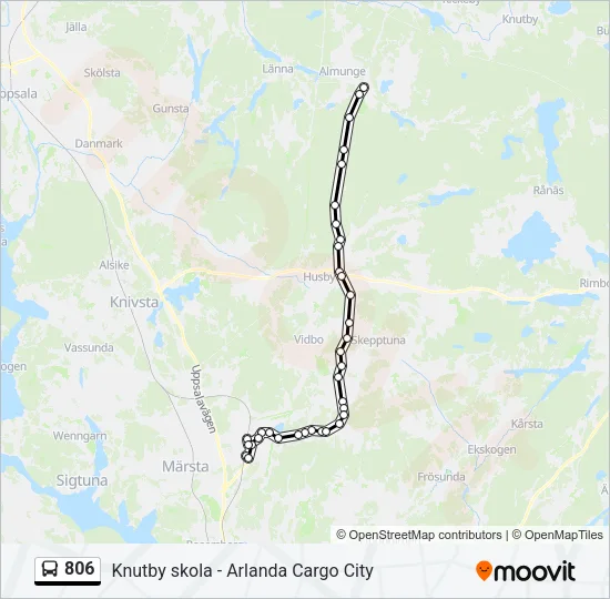 806  Line Map