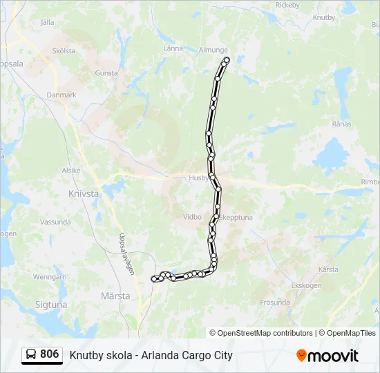 806  Line Map