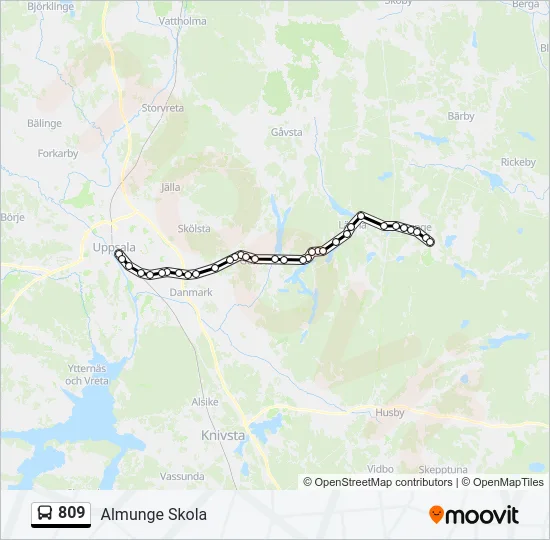 809  Line Map