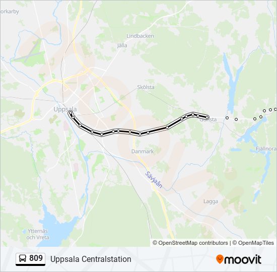 809  Line Map