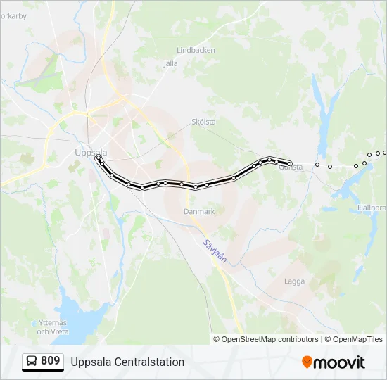 809  Line Map