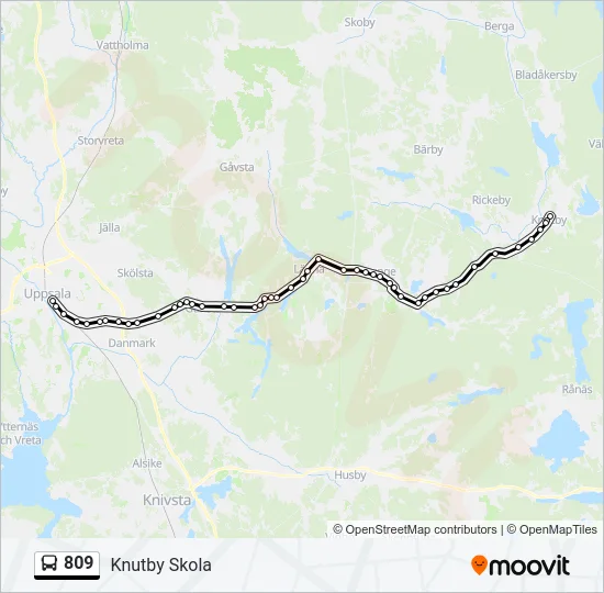 809  Line Map