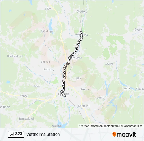 823  Line Map