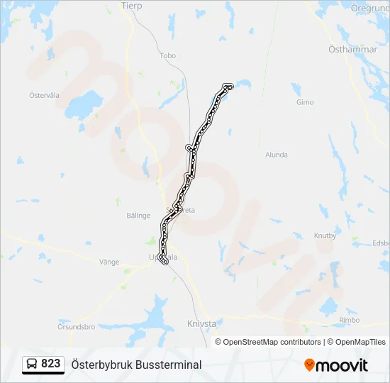 823  Line Map