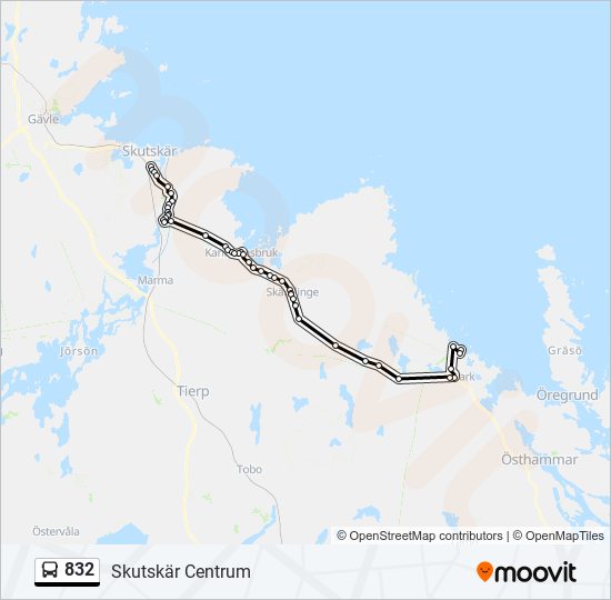 832  Line Map