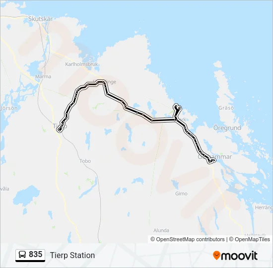 835  Line Map