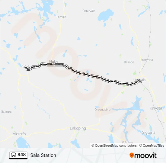 848  Line Map