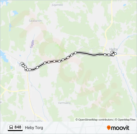 848  Line Map