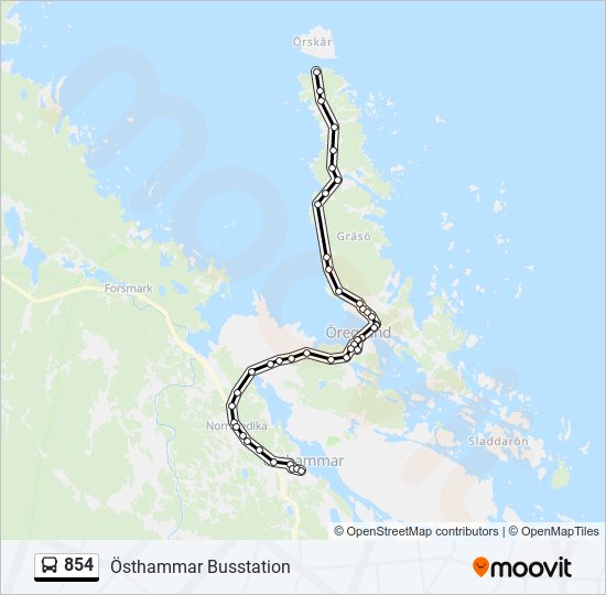 854  Line Map