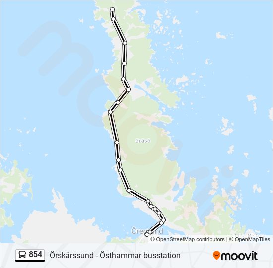 854  Line Map