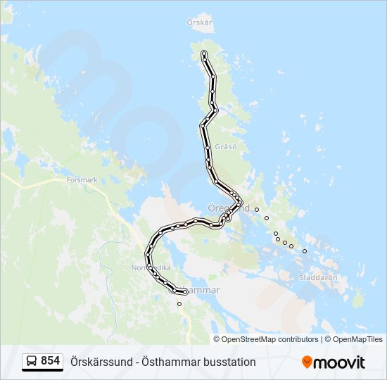 854  Line Map