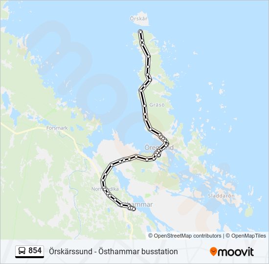 854  Line Map