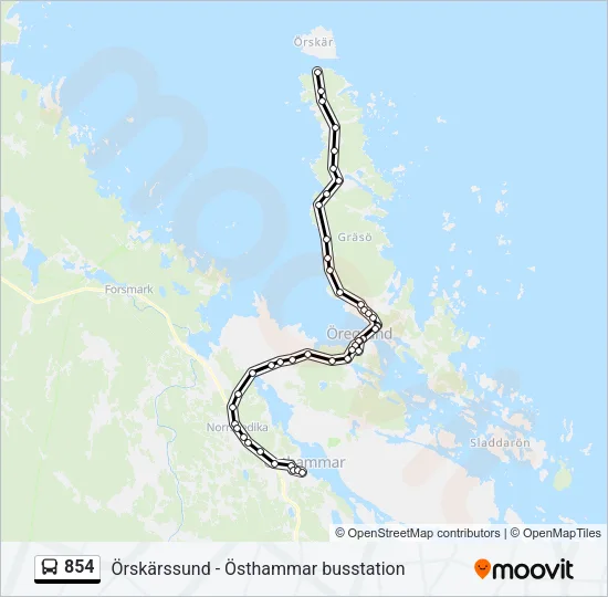 854  Line Map