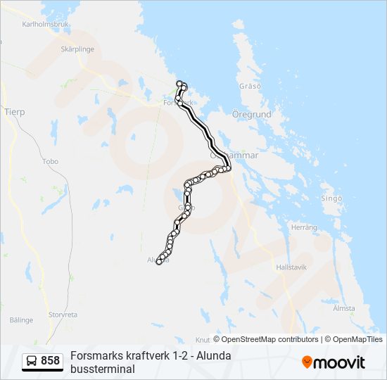 858  Line Map