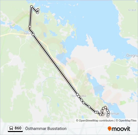 860  Line Map