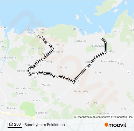203  Line Map
