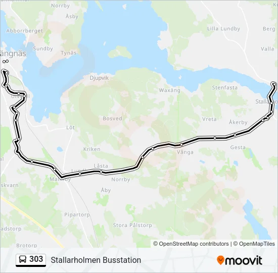 303  Line Map
