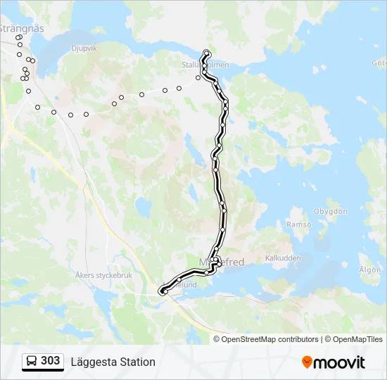303  Line Map