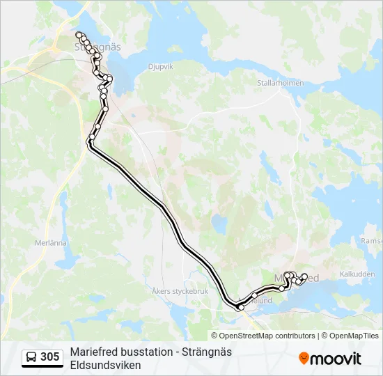 305  Line Map