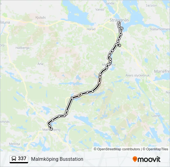 337 Bus Line Map