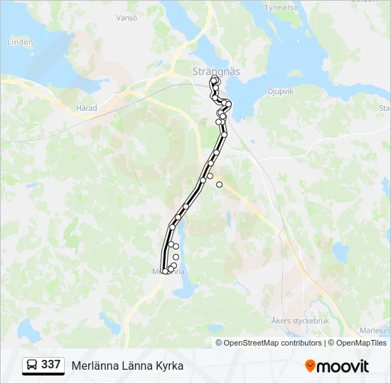 337 Bus Line Map