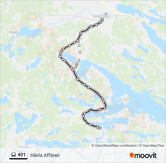 401  Line Map