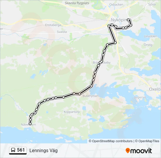 561  Line Map