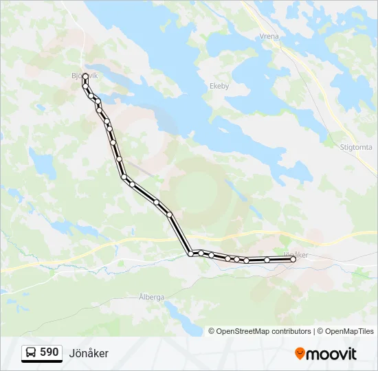 590 Buss Line Map