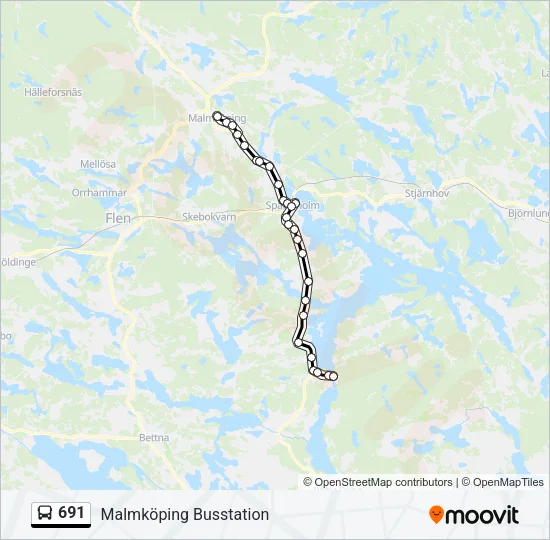 691  Line Map