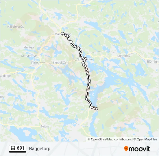 691  Line Map