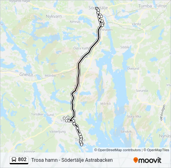802  Line Map