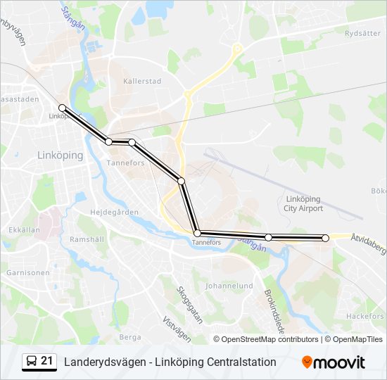 21 Route Schedules Stops And Maps Linköping Centralstation Updated 9630