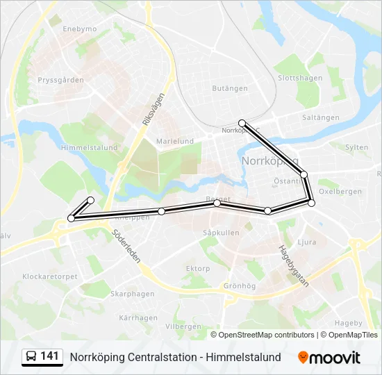 141  Line Map