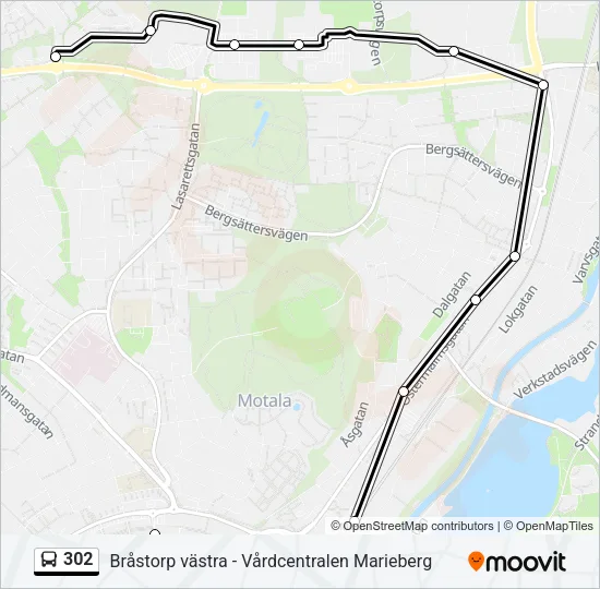302  Line Map