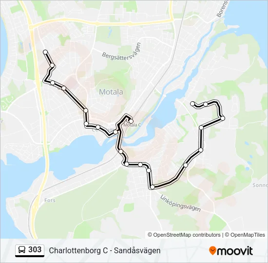 303  Line Map