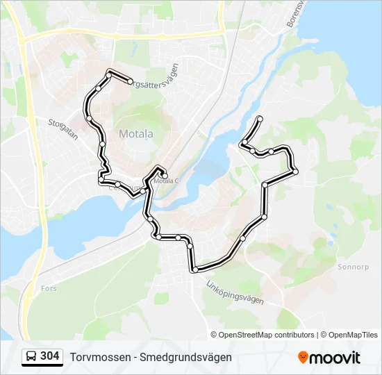 304  Line Map