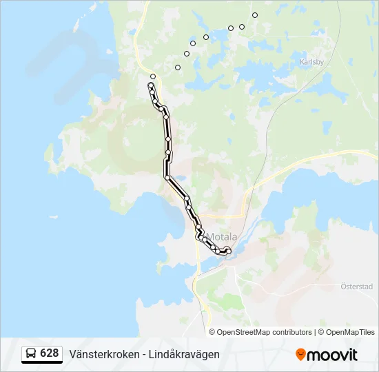 628  Line Map