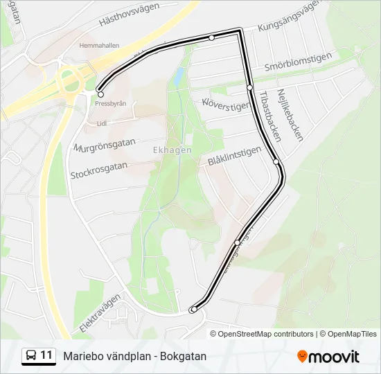 11  Line Map