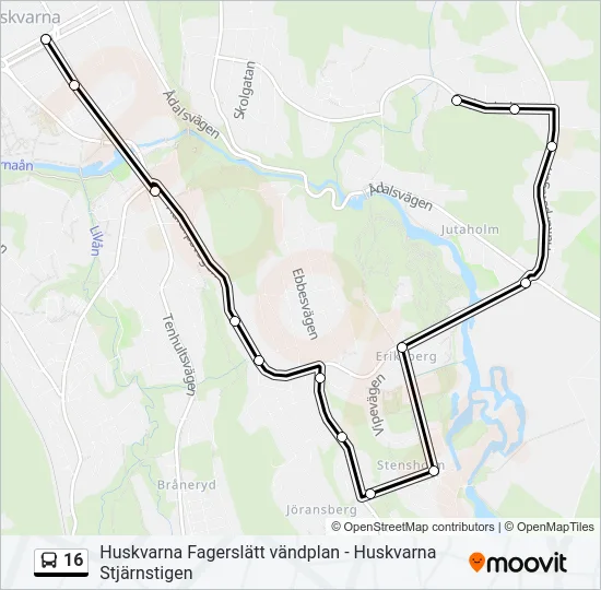 16  Line Map