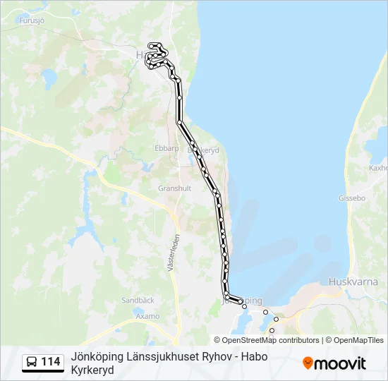114  Line Map