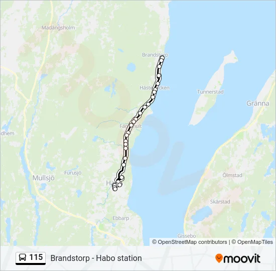 115  Line Map