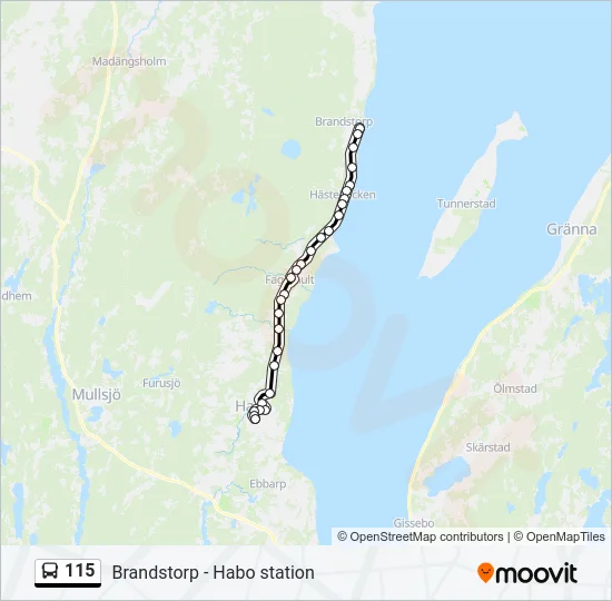 115  Line Map