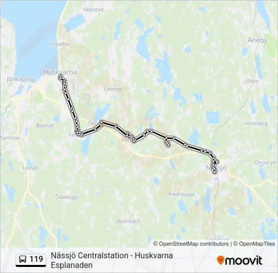 119  Line Map