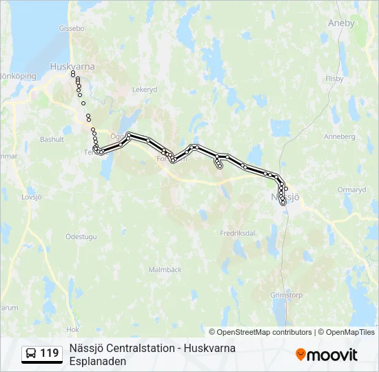 119  Line Map