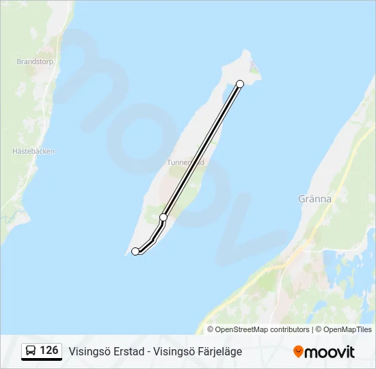 126  Line Map