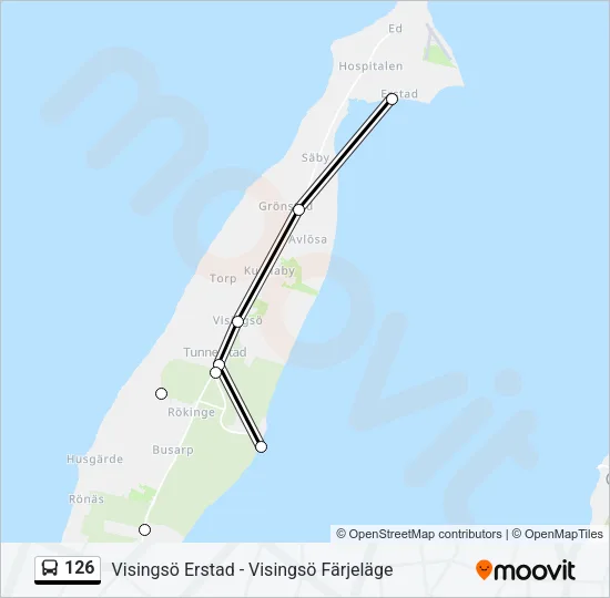 126  Line Map
