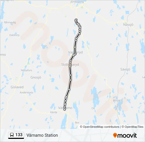 133  Line Map